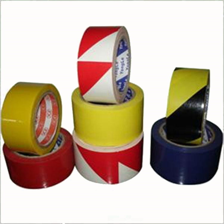 2015 Hot Sale Yellow and Black PVC Adhesive Warning Tape Floor Marking Tape