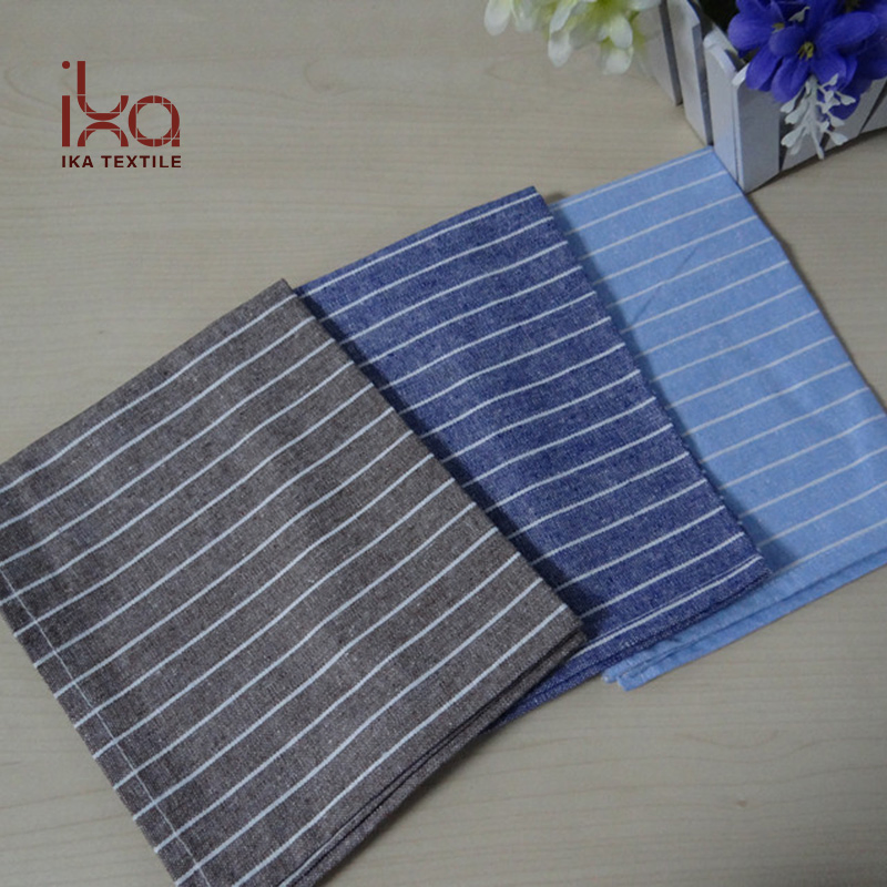 Brown Blue White Wedding Personalized Cloth Eco Friendly Yarn Dyed Logo Cotton Custom Printed Restaurant Table Napkin