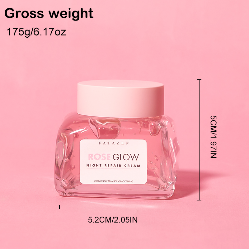 Deep Hydration Anti-Wrinkle Damascus Rose Skincare Whitening Smoothing Facial Sleeping Mask
