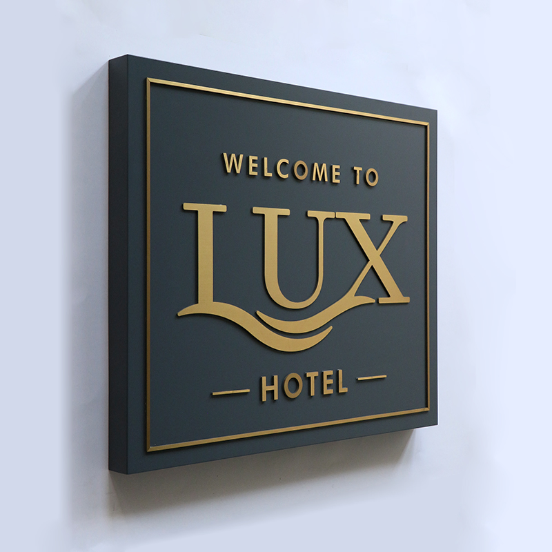 Ezd One-Stop Solutions Luxury Hotel Staff Notice Warning Signboard