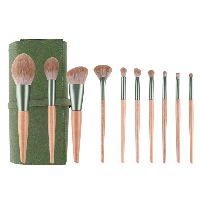 10 Green Dill Makeup Brush Sets of Bionic Hair Scatter Brush