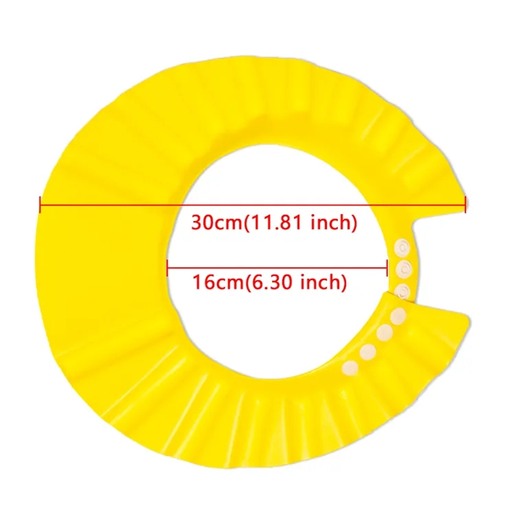 Adjustable Soft Baby Bathing Shampoo Shower Protection Hat Shower Cap