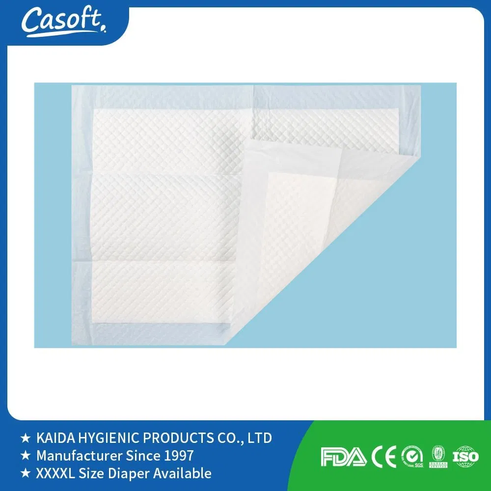 Hygienic Nursing Care Casoft Eco Friendly for Inconvenient Adults Factory Direct Sell in Philippines Russia Korea Us China Disposable Urine Pads Underpad
