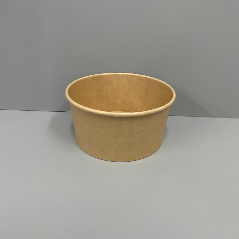 Food Container Biodegradable Container Kraft Paper Bowl Salad Bowl Lunch Box