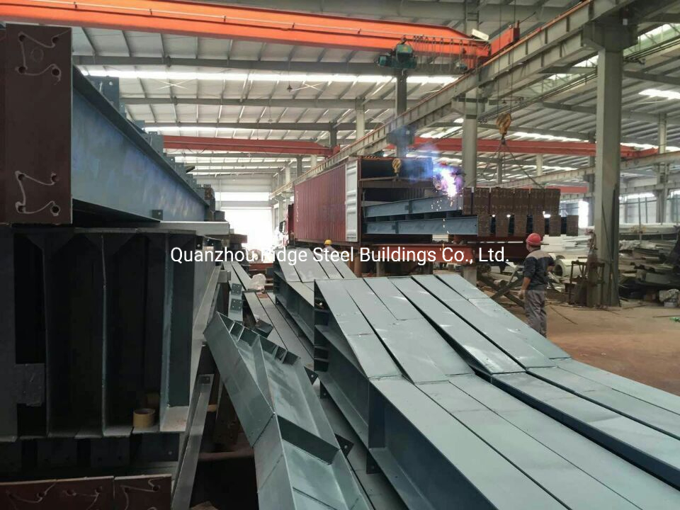 Prefab Steel Structure Workshop with H Columns and Beams