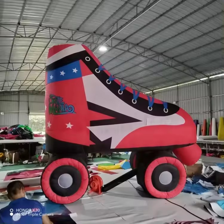 Inflatable Roller Skate Balloon Shoes Model for Advertising Inflatable Shoe