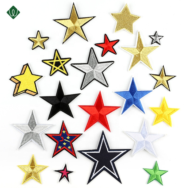 Нашивки вышитые тканевые для одежды