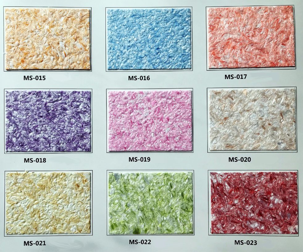 Healthy Artistic Cotton Liquid Wallpaper Silk Wall Coating