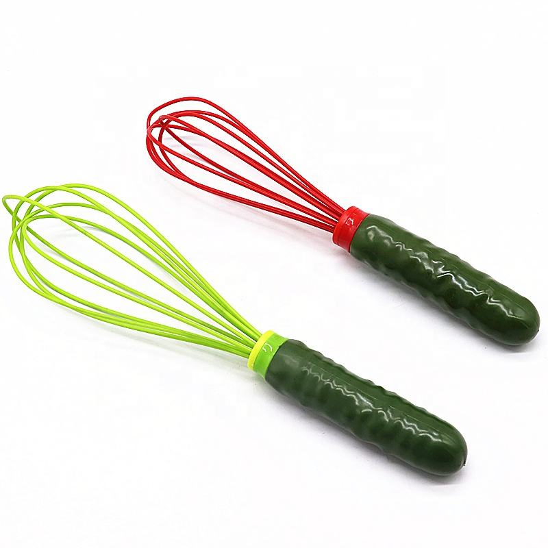 Manual Hand 5 Wire Silicone Coating Egg Mixer Egg Whisk Egg Beater