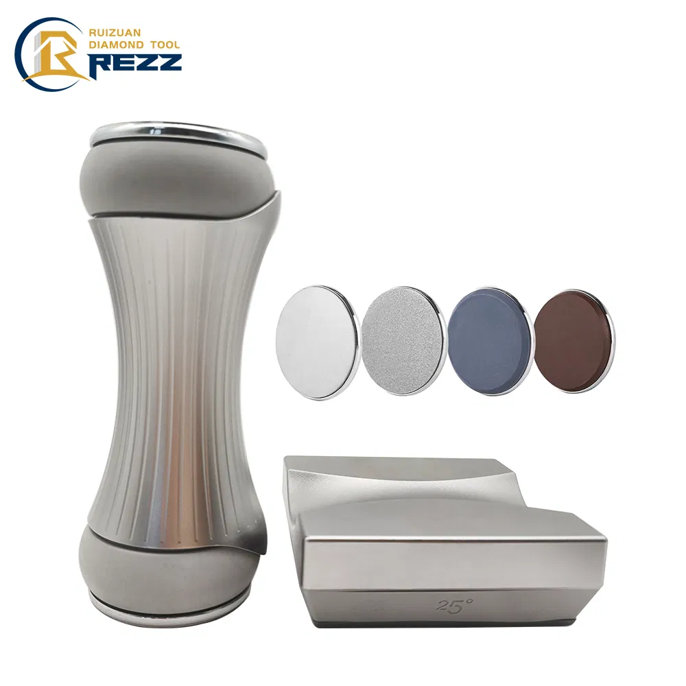 2025 New Custom Cool Silver Aluminum Alloy Manual Knife Sharpening Kit Tumbler Diamond Knives Sharpeners Rolling Knife Sharpener