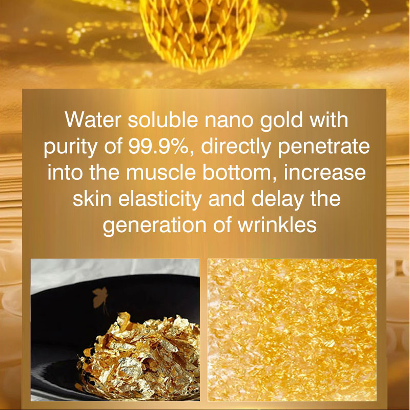 Skin Care 24K Gold Collagen Firming Day Cream Lifting Moisturizing Cream with Hyaluronic Acid
