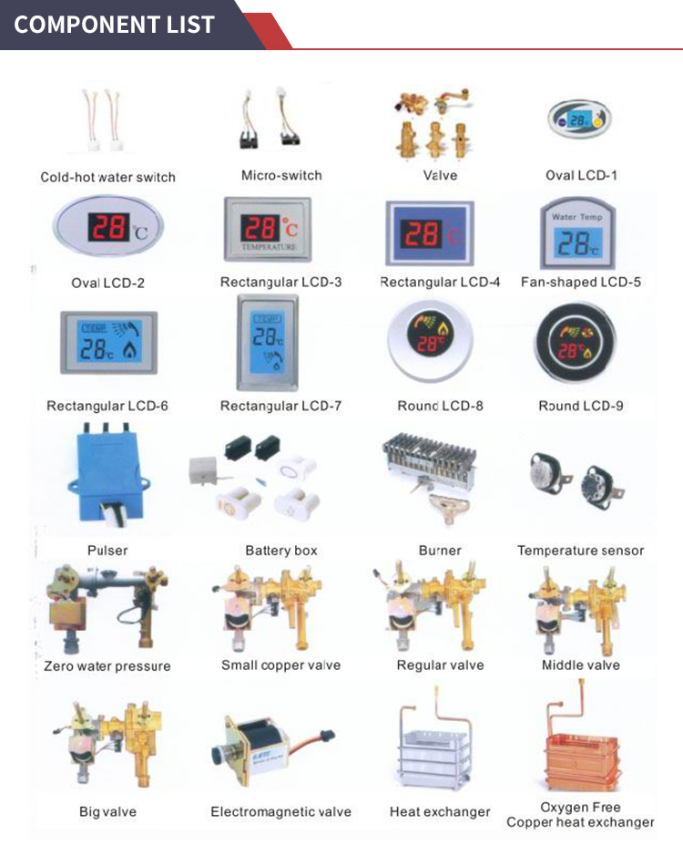 10L Gas Water Heater Household Bathroom Fast Heating Thermostatic LPG Water Heater