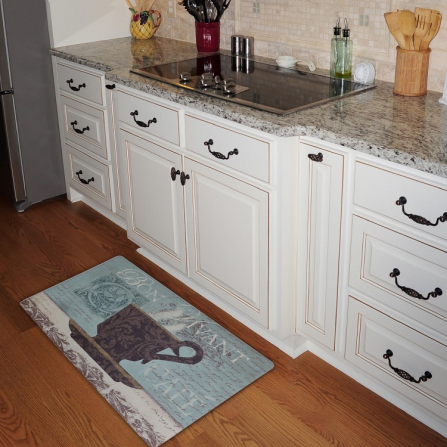 Modern Design Water Absorption Plastic Kitchen Mat