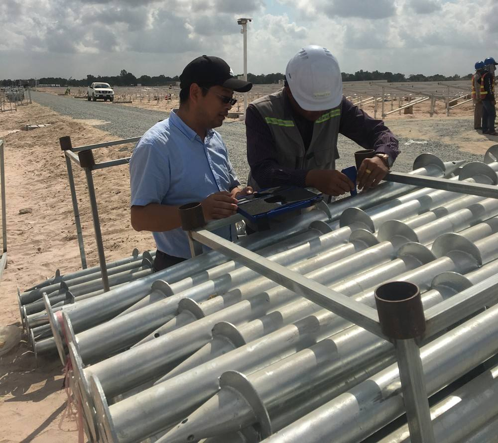 Easy Installation 1200mm 1600mm 1800mm Foundation Ground Screws for House