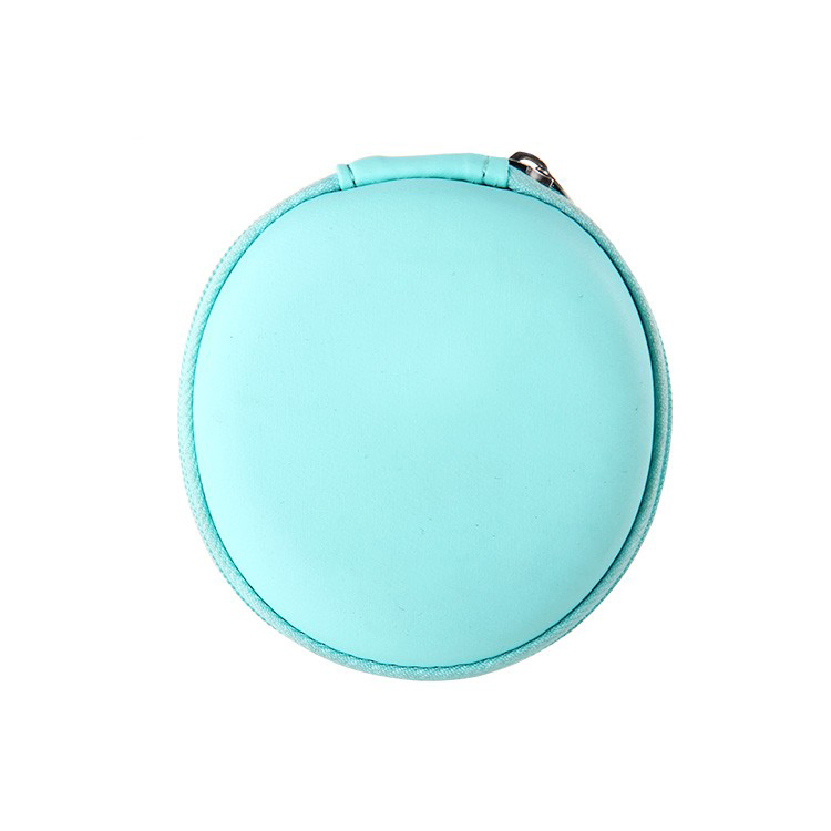 Чехол для наушников EVA, черный, с молнией