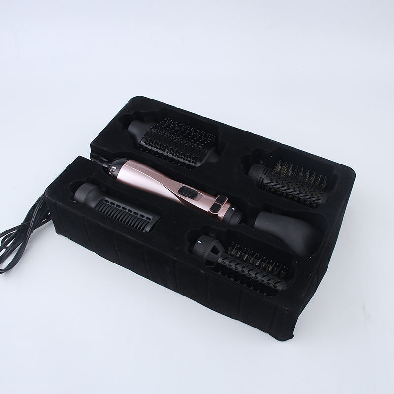 6-1 Straightener Blow Professional Hair Styler Electric Hair Hot Air Brush