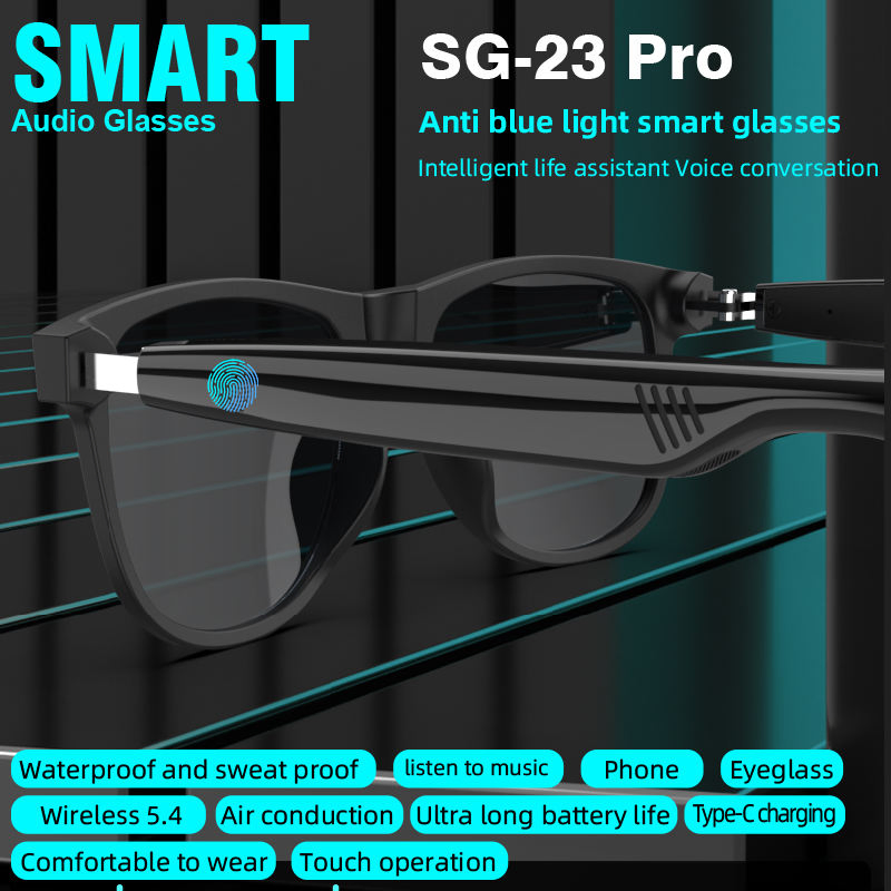 Smart Glasses Multi-Function Bluetooth Music & Calls Smart Wearable Glasses