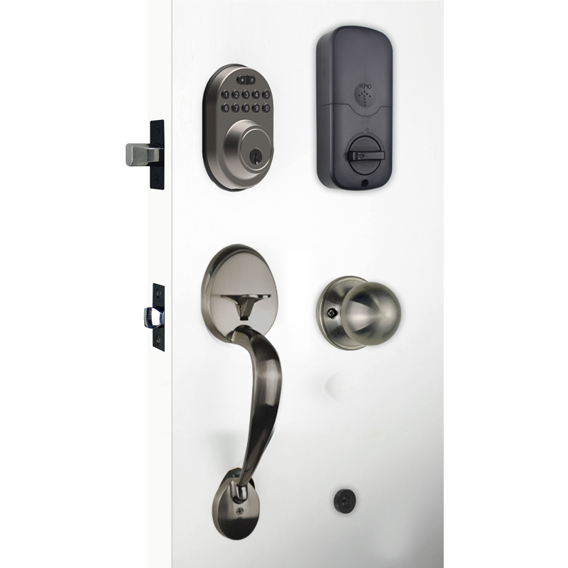 Tuya Black Color Smart Entrance Lock