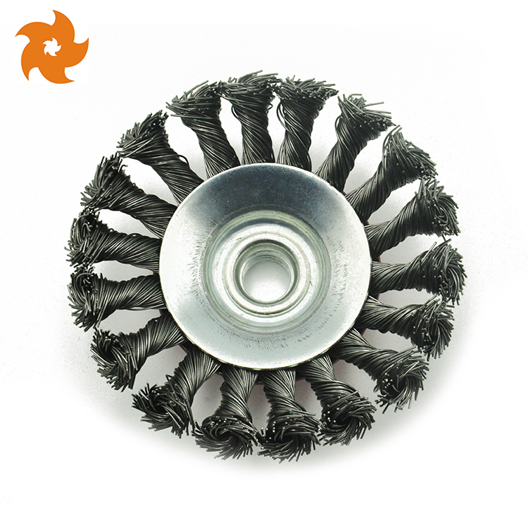Промышленная стальная чашечная щетка 4500 об/мин