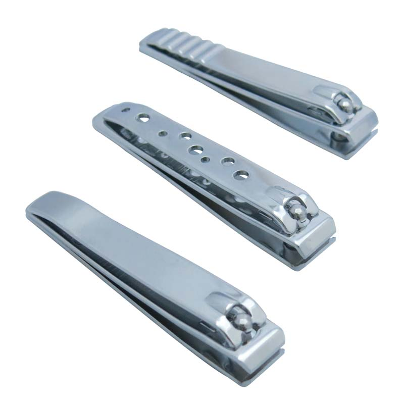 Chrome with Straight Sharp Edge Nail Cutter Carbon Steel Toenail Clipper (213W)