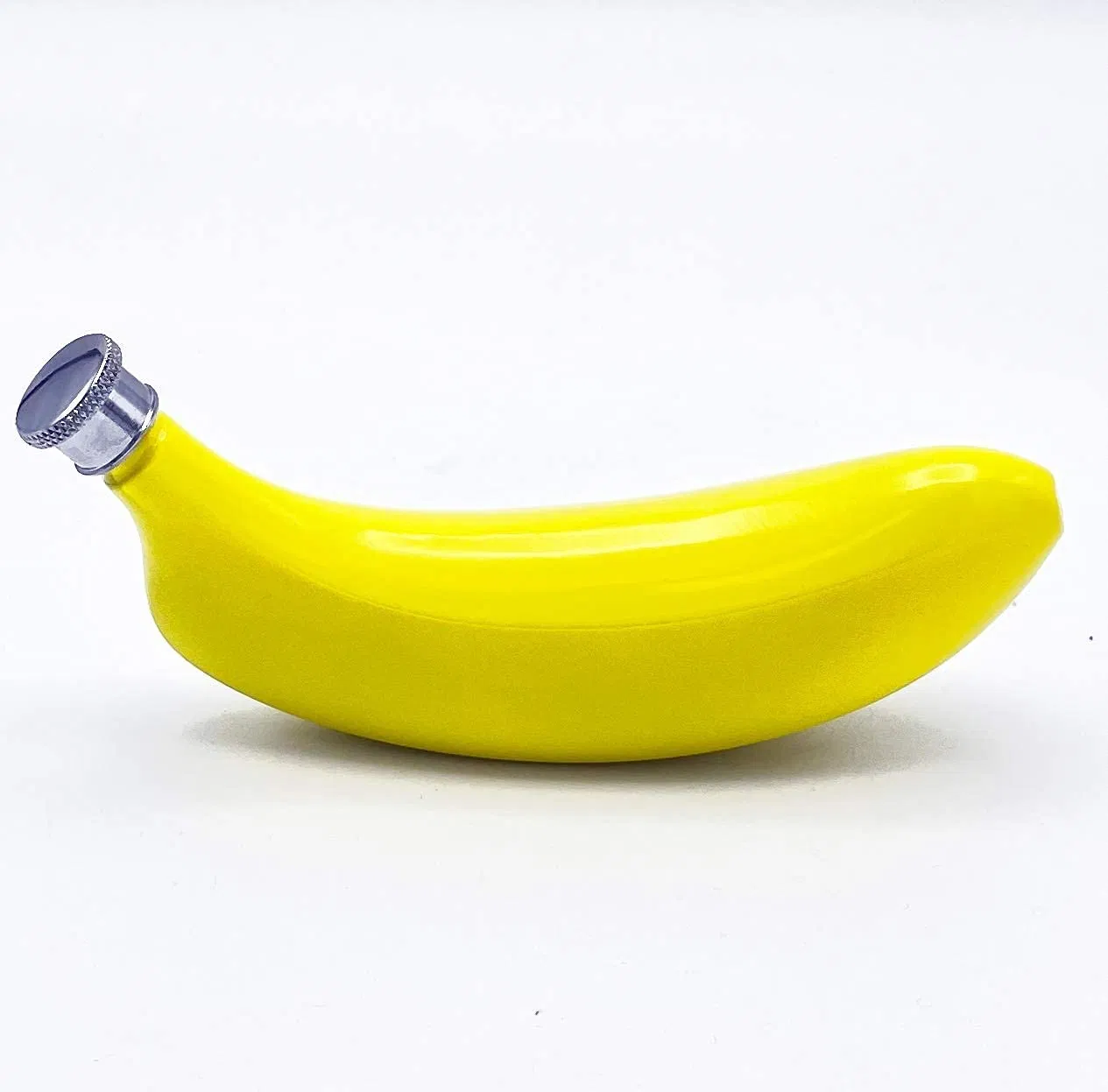6 Oz Novelty Stainless Steel Banana Flask for Liquor and Alcohol Aldunie