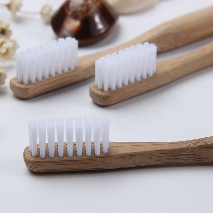 100% Biodegradable Natural Bamboo Toothbrush for Adult and Kids