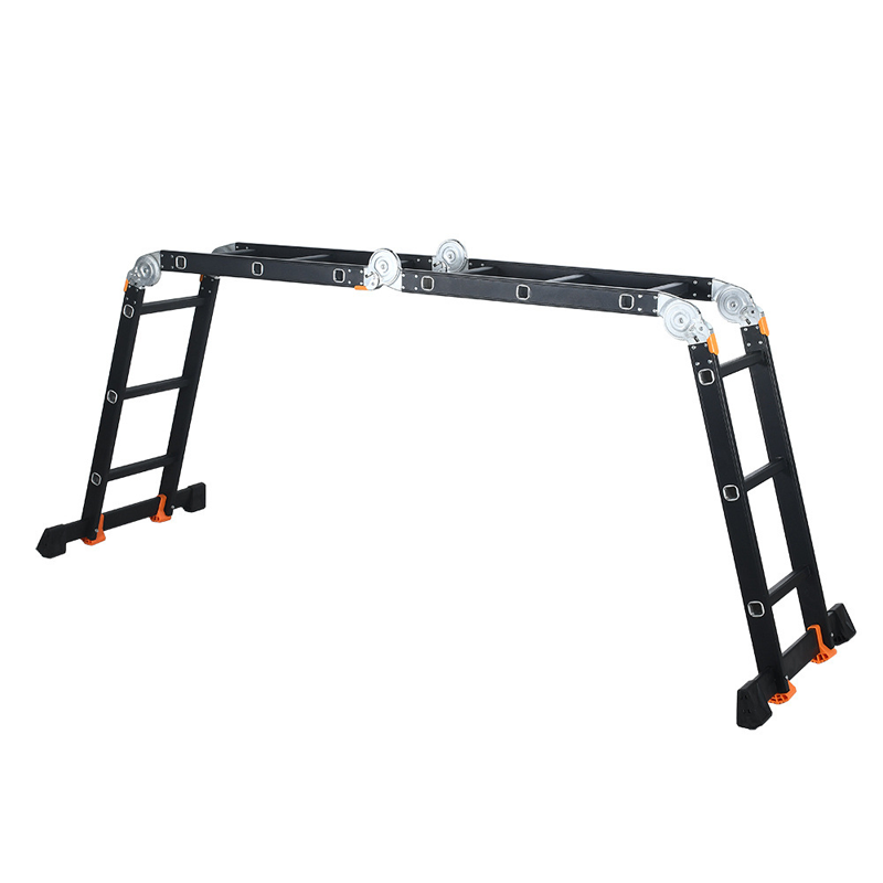 Adjustable Height 4*8 Retractable Portable Safety Ladder