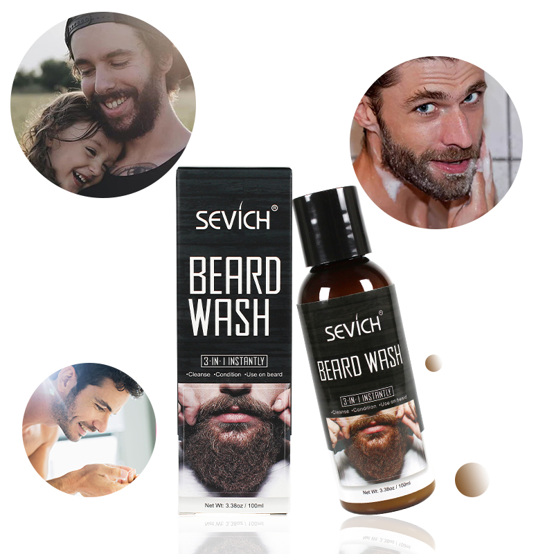 Organic Men Beard Wash Shampoo Private Label