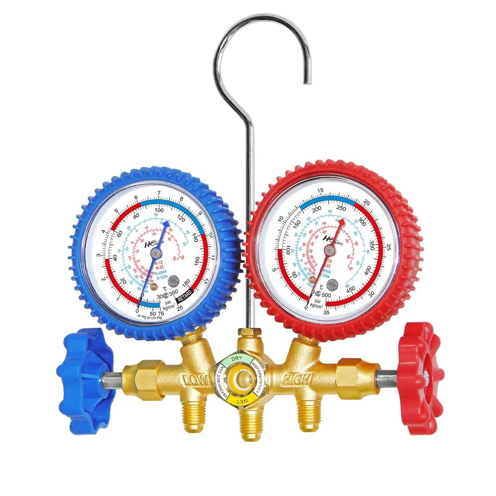 Манометр цифровой двойной для холодильного оборудования