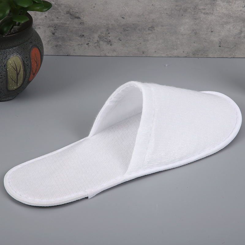 Luxury Hotel White Brushed Plush Slippers Hotel Resort SPA Disposable Slippers