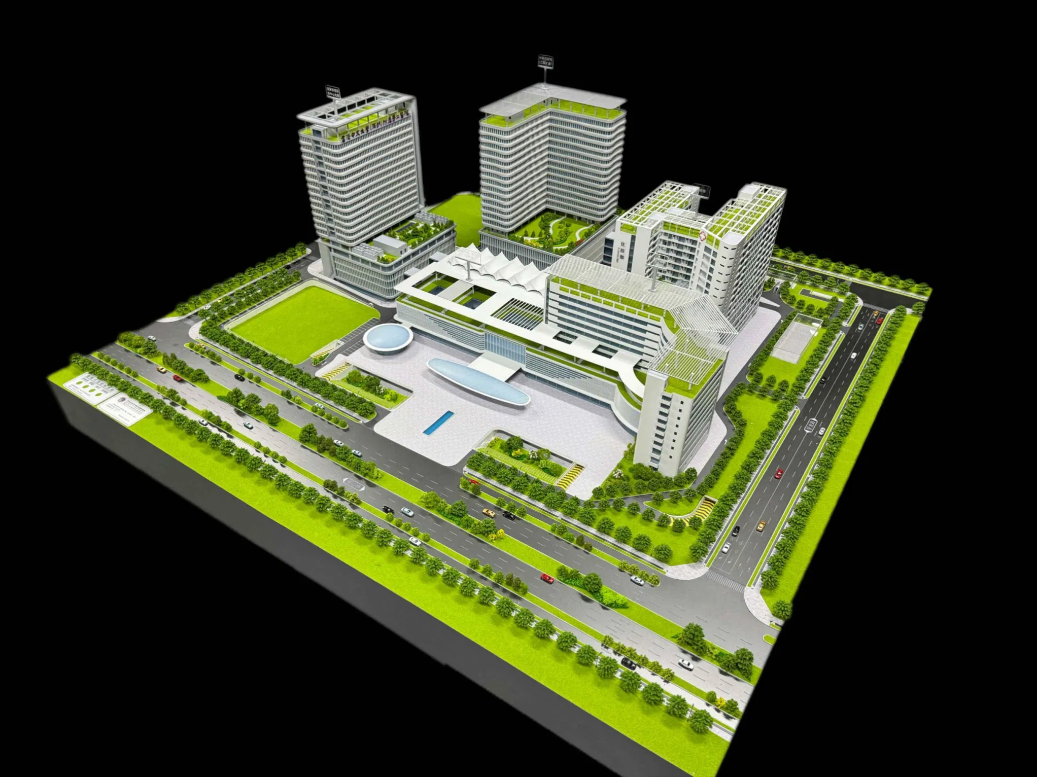 Innovative Architectural Model of Contemporary Design Detailed Architectural Model Reflecting Modern Urban Landscapes and Planning High-Quality Model