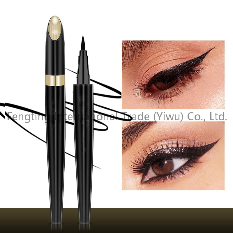 Custom Logo Luxury Cruelty Free Waterproof European Cpnp Compliant 12 Hours Long Lasting Double Sided Eyeliner Pen