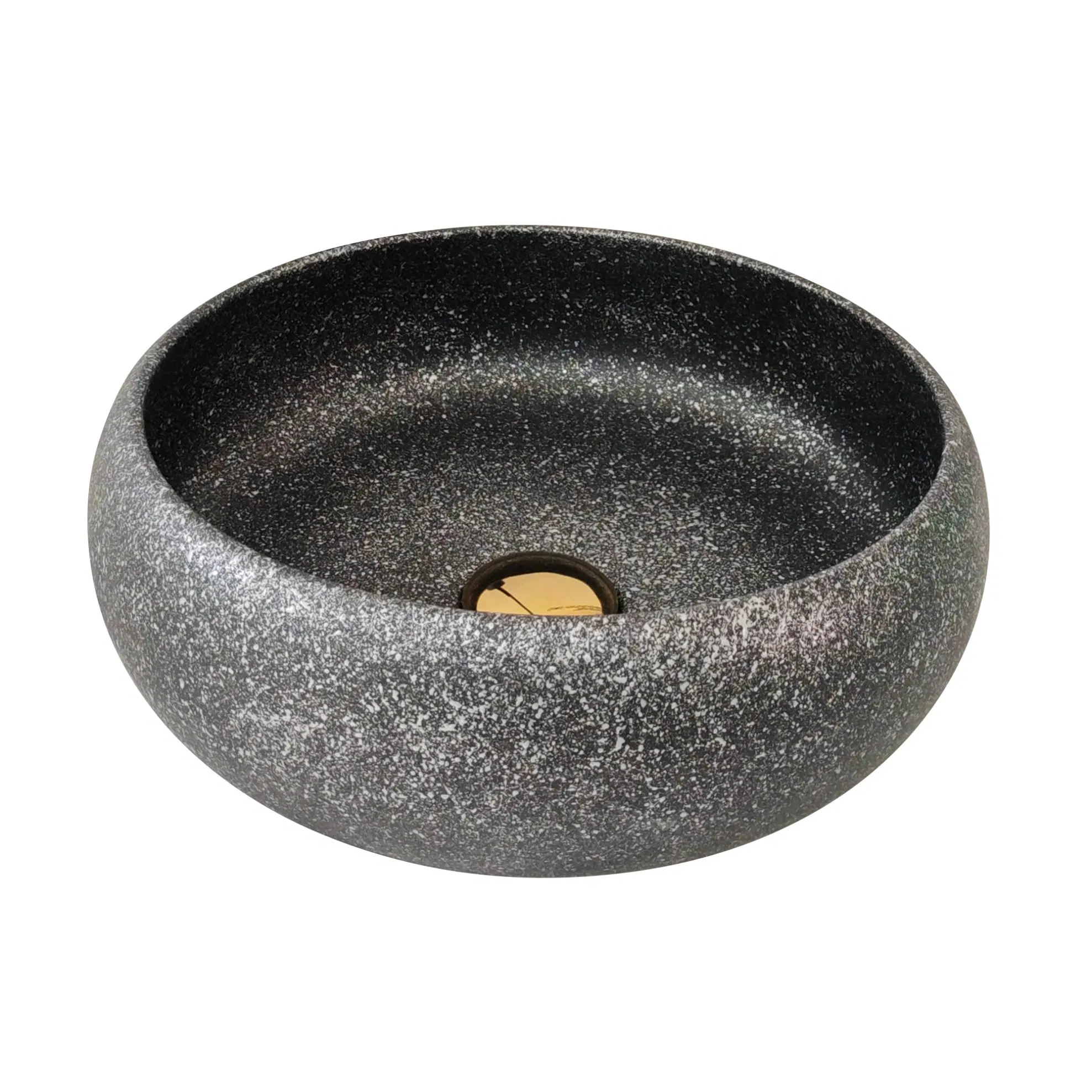 Керамическая раковина для ванной, матовая мраморная