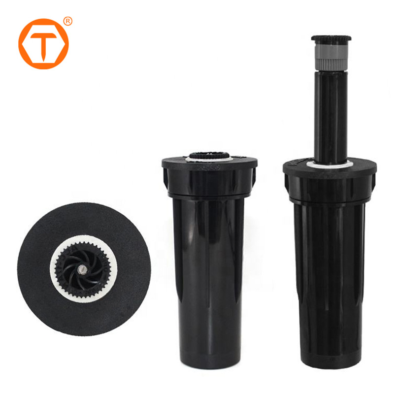 Irrigation System Automatic Adjustable Plastic 360 Degree Head Underground Lawn Garden Pop up Water Sprinkler