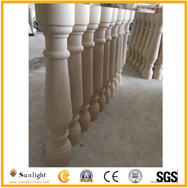 Natural Stone Yellow/Red/Pink/Grey/Black/White Granite Marble Balusters
