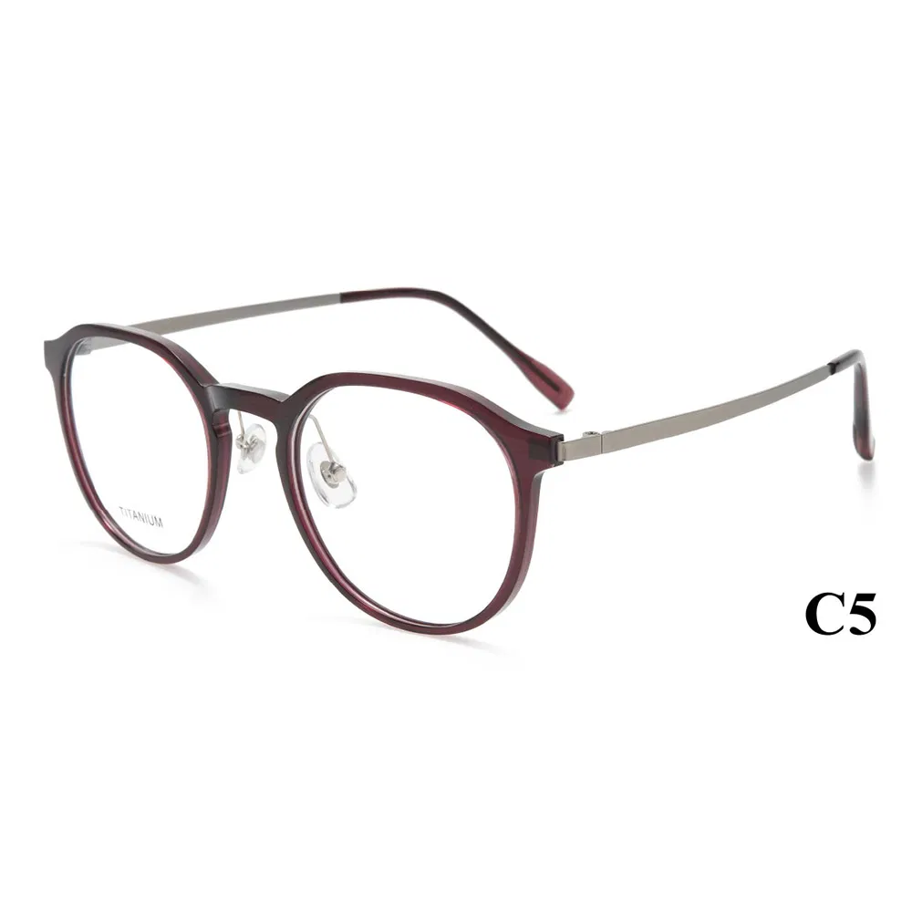 2025 New Styles Kbt98161 Premium Titanium Square Frame Glasses – Ultra Lightweight & Durable