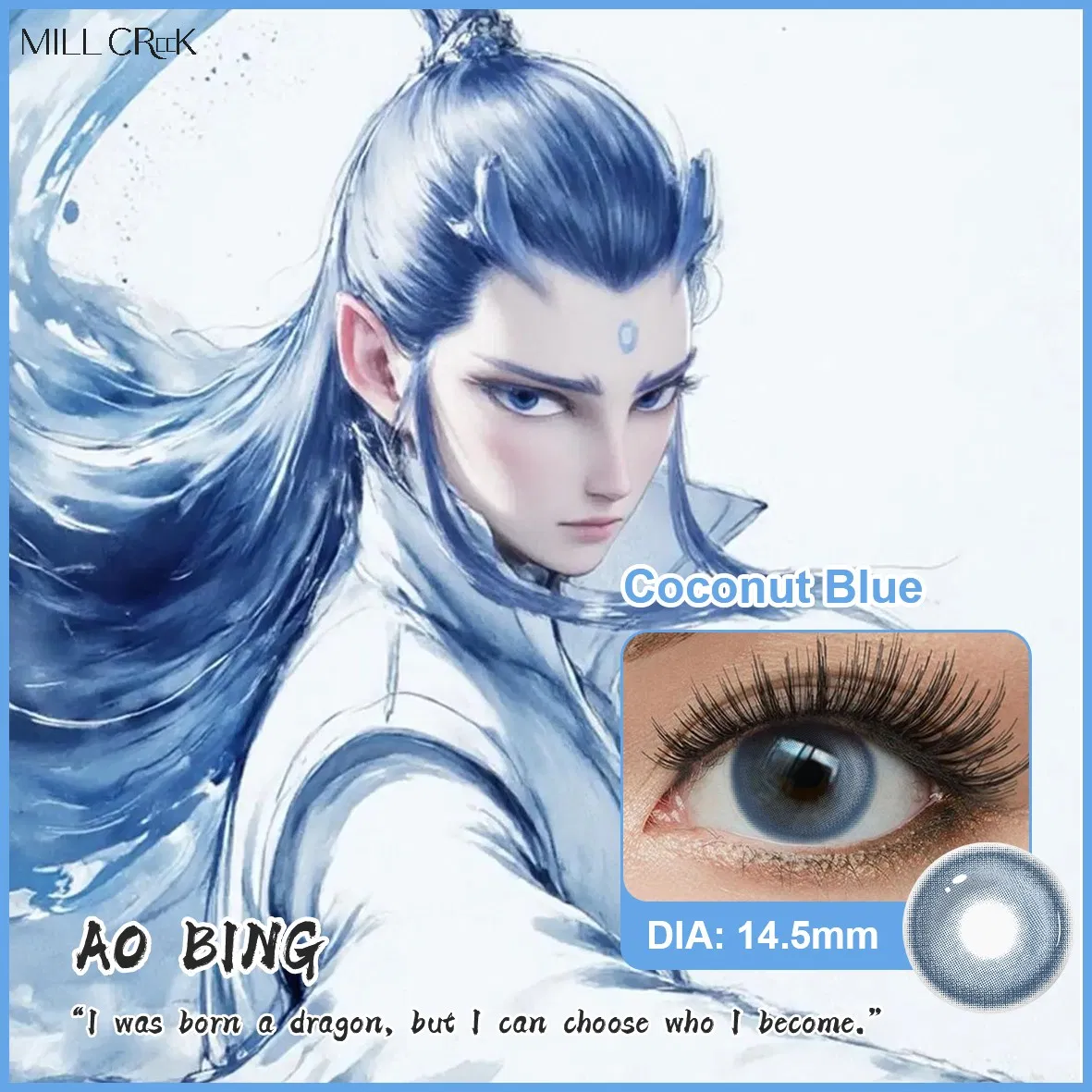 Ne Zha 2 Natural Color Contact Lens Annual Contacts for Cosplay and Daily