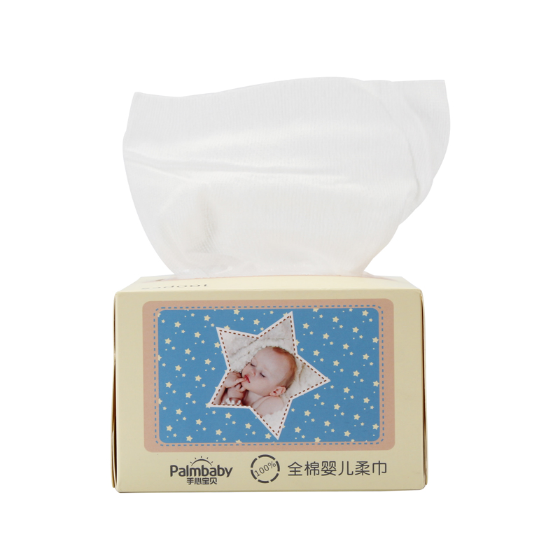 Wet and Dry Wipes Dry Cleansing Wipes Disposable Cotton Tissue Cotton Towel 100PCS
