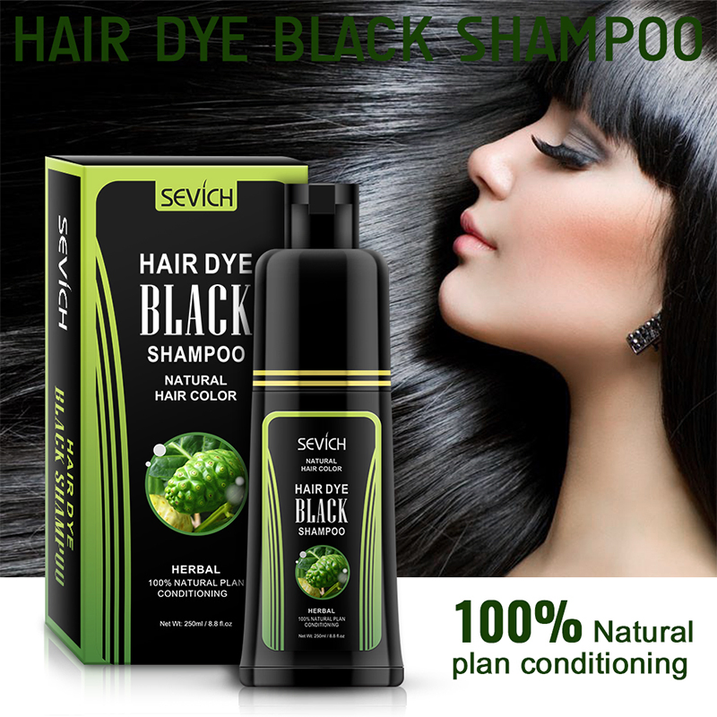 No Side Effect Natural Hair Black Shampoo for Black Women