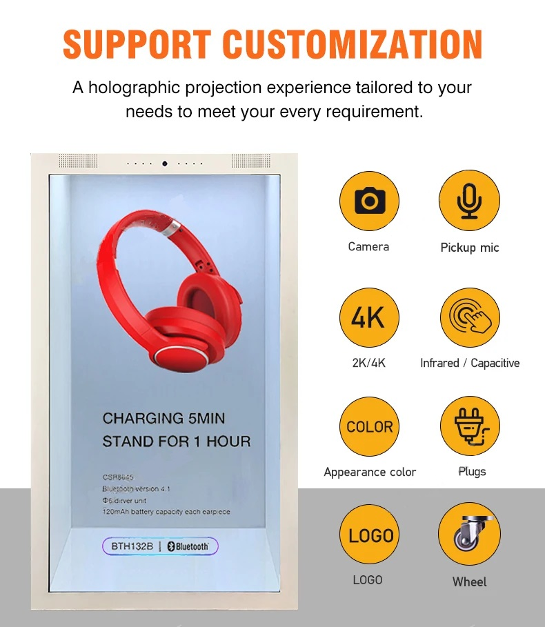 3D голографический дисплей Layson с прозрачным LCD экраном