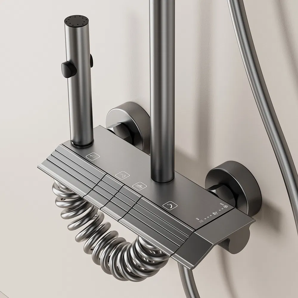 Premium Four-Function Rainfall Shower Set for Luxury Bathrooms