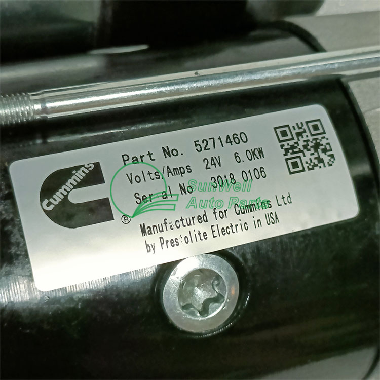 Стартер 24V 6кВт 5271460 для дизельного двигателя 6BT5.9