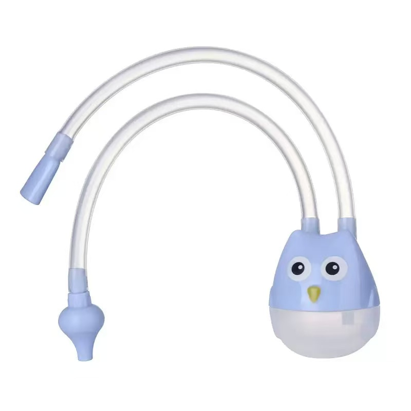 Mouth Suction Model Baby Nasal Aspirator with Anti-Reflux Silicone Straw Baby Set