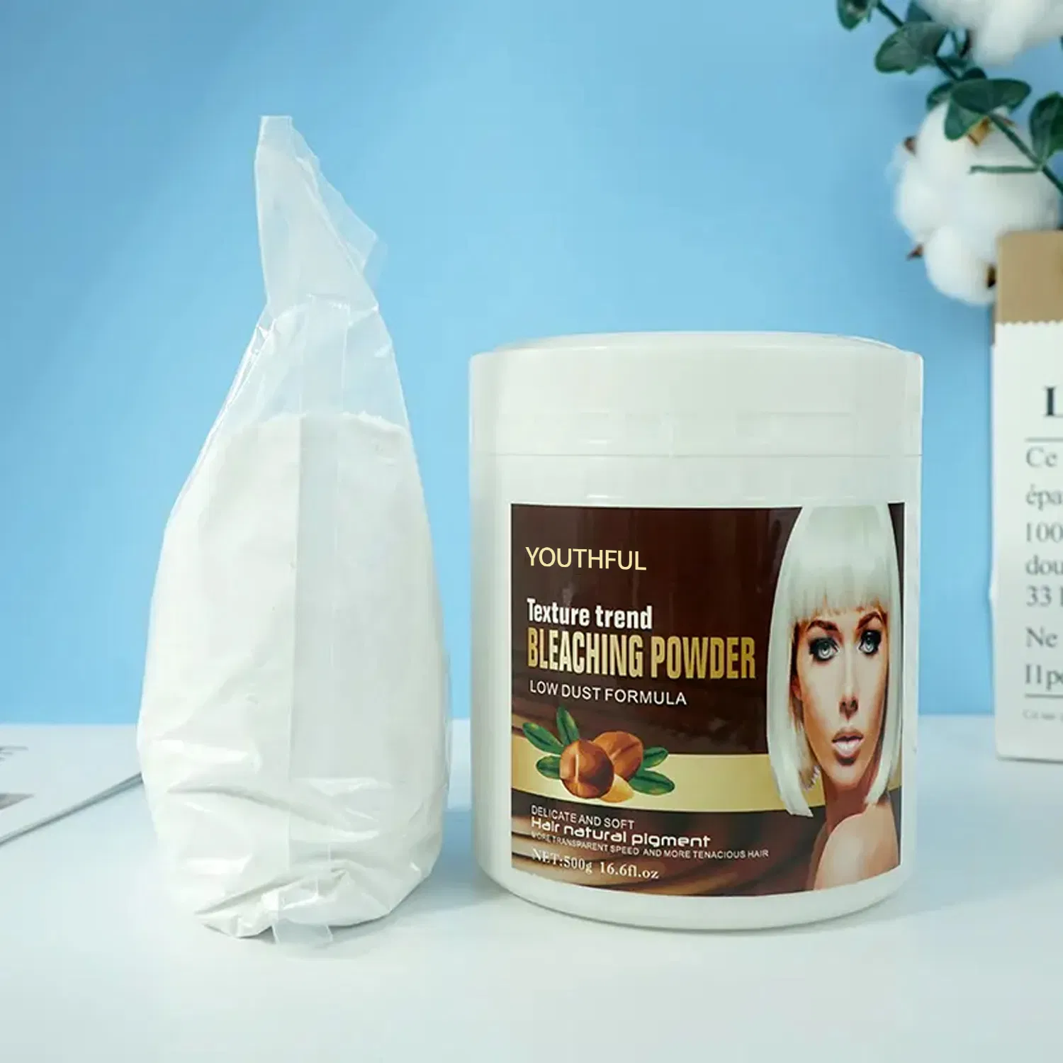 Wholesale Fast Bleaching Action Organic Hair Bleaching Powder in Hair Dye
