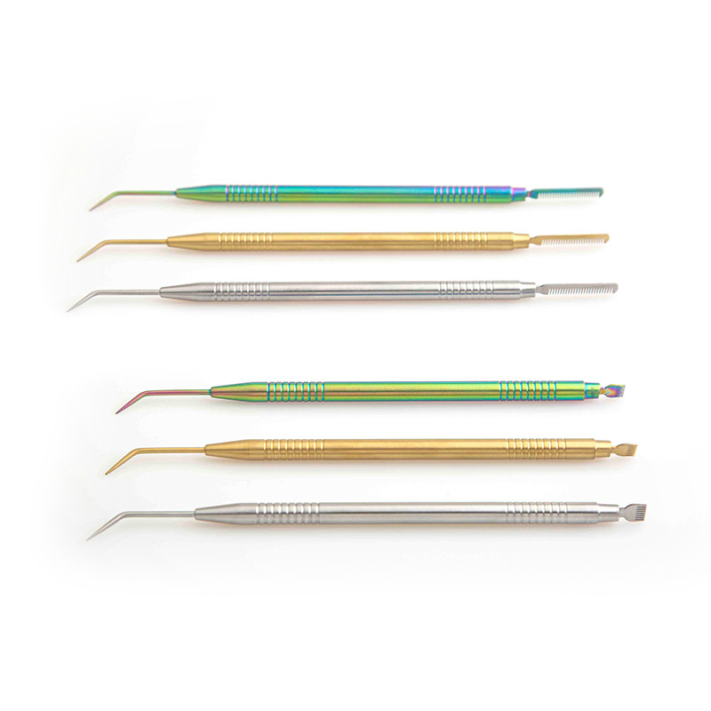 Professional Reusable Stainless Steel Eyelash Lift Kit Metal Lash Lift Eyelash Separator Tool