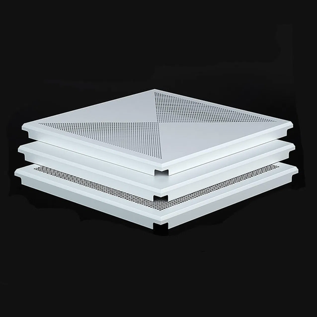 Decorative Touch Acoustic Aluminum Metal Ceiling Panel Soundproof Aluminium Acoustic Panel Ceiling Covering Ceiling Decoration