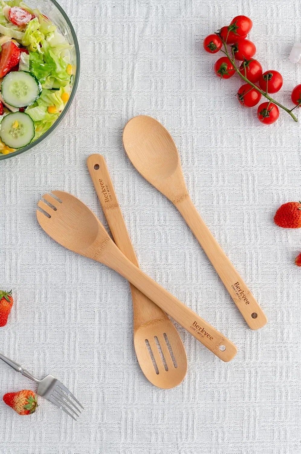 Bamboo Made Environmentally Friendly Green Household Kitchen 6-Piece Set Stir Fry Bamboo Spatula