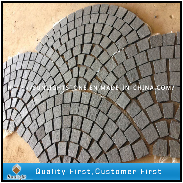Hainan Dark Basalt Tiles, Honed Grey Basalt, Black Basalt