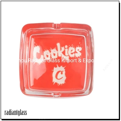 Colorful Glass Smoking Ashtray Shisha Hookah Rolling Paper Smoking Accessories