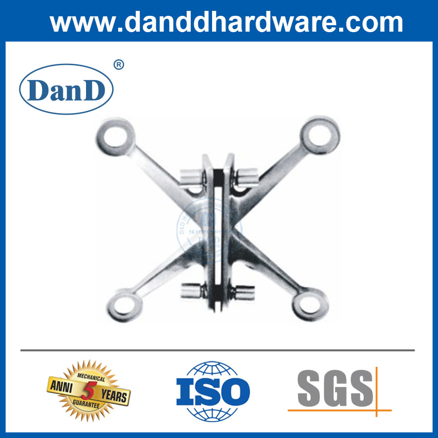 Stainless Steel 304/316 Glass Fitting Accessories Curtain Wall Connector Spider